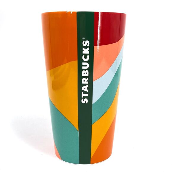 Starbucks 2020 Pride Siren Rainbow 12oz Ceramic Travel Tumbler Mug with Lid - Picture 3 of 8